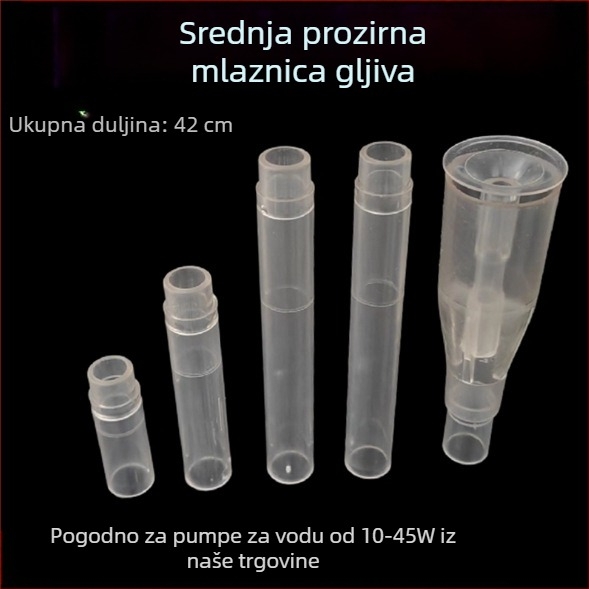 Mlaznica za fontanu u obliku gljive s LED osvjetljenjem, pogodna za male fontane i akvarije, dekorativna svadbena fontana