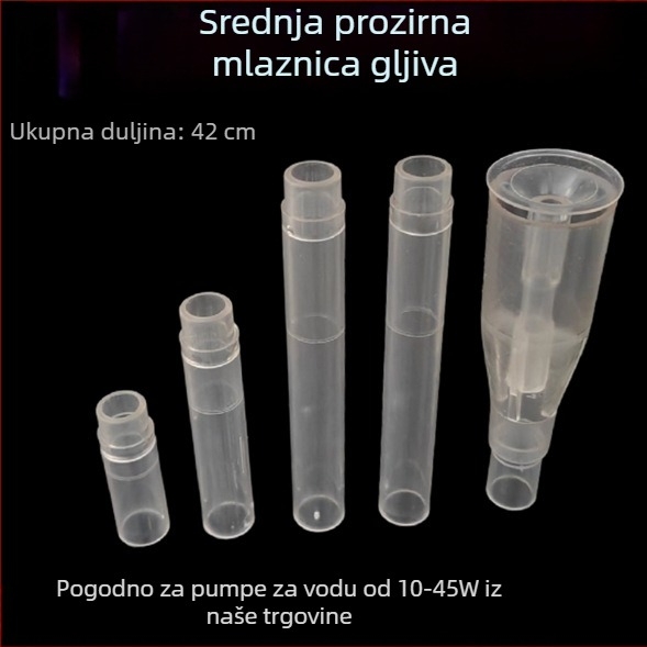 Mlaznica za fontanu u obliku gljive s LED osvjetljenjem, pogodna za male fontane i akvarije, dekorativna svadbena fontana