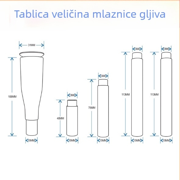 Mlaznica za fontanu u obliku gljive s LED osvjetljenjem, pogodna za male fontane i akvarije, dekorativna svadbena fontana
