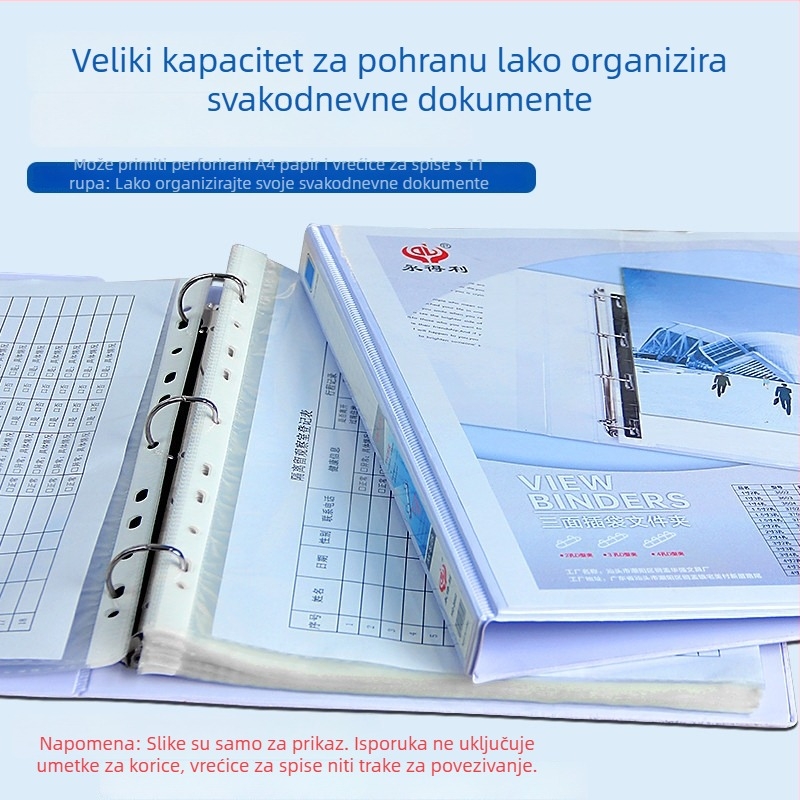 Ever Gain A4 registrator s PVC trostrukim umetcima i koricom