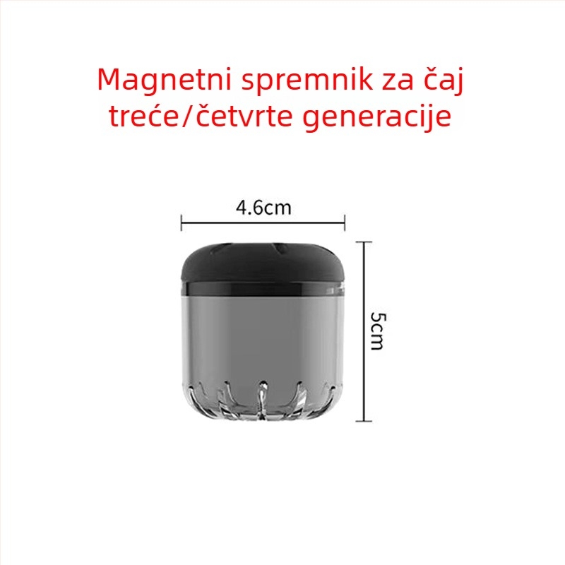 Nobvan magnetska šalica: magnetska čajna komora, poklop i tijelo šalice