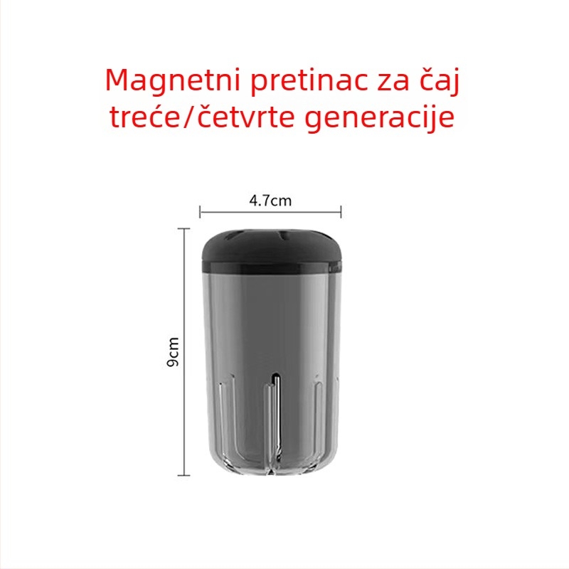 Nobvan magnetska šalica: magnetska čajna komora, poklop i tijelo šalice