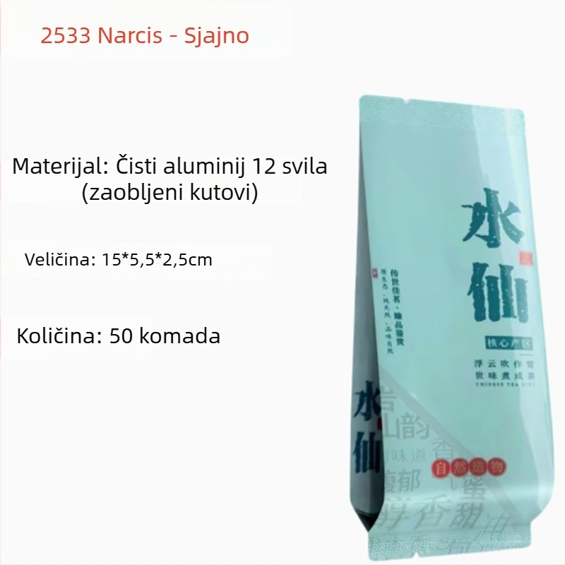 Rock čaj u malim vrećicama: Dahongpao, Zlatni božur, Žuta ruža, Cimet, Narcis