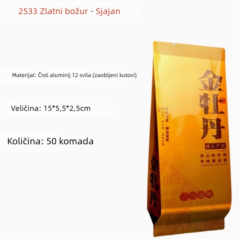 Rock čaj u malim vrećicama: Dahongpao, Zlatni božur, Žuta ruža, Cimet, Narcis
