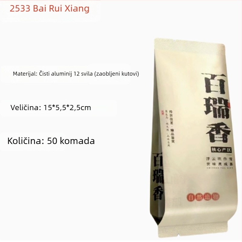 Rock čaj u malim vrećicama: Dahongpao, Zlatni božur, Žuta ruža, Cimet, Narcis