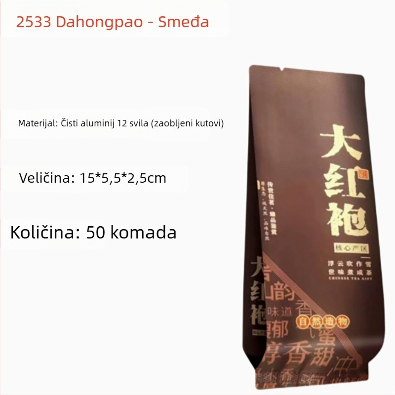 Rock čaj u malim vrećicama: Dahongpao, Zlatni božur, Žuta ruža, Cimet, Narcis