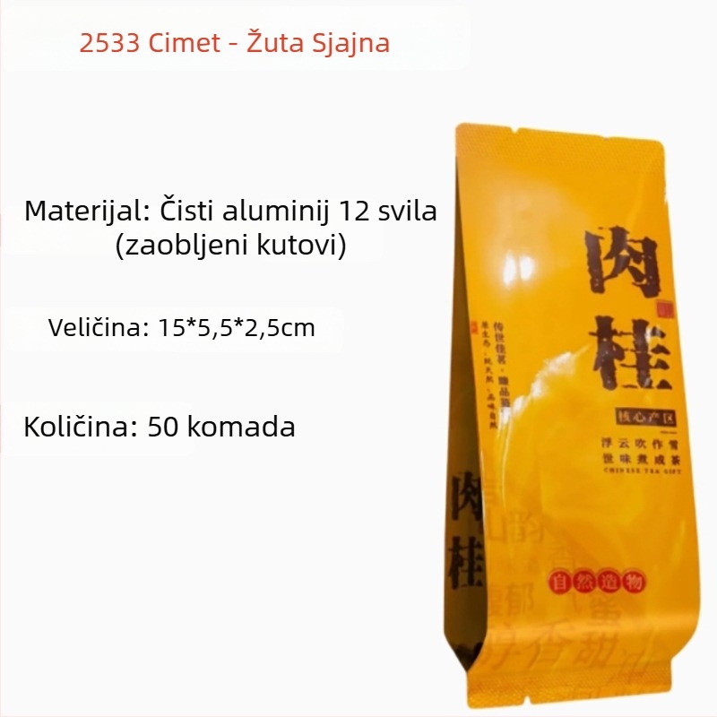 Rock čaj u malim vrećicama: Dahongpao, Zlatni božur, Žuta ruža, Cimet, Narcis
