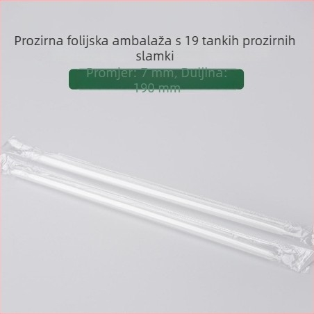 Jednokratna prozirna šalica za kavu za hladna pića i mliječni čaj, promjer 98 mm, kapacitet 500 ml