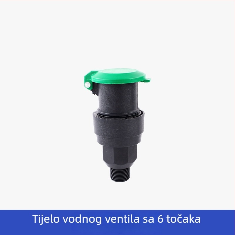 Plastični ventil za unos vode za navodnjavanje vrta, spojnik vodovodne cijevi u tlu