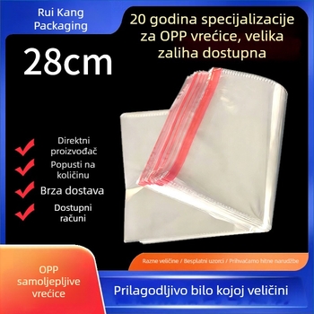 Prozirne OPP vrećice sa samoljepljivim zatvaračem za nakit i opću pakiranje