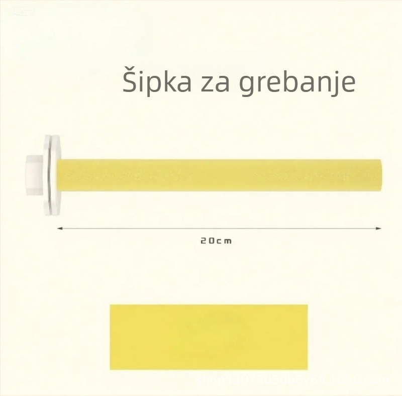Papagajski grebalni post s dopaminom bojom za branje kljuna i kandži, držač za ptice, mala igračka za kavez