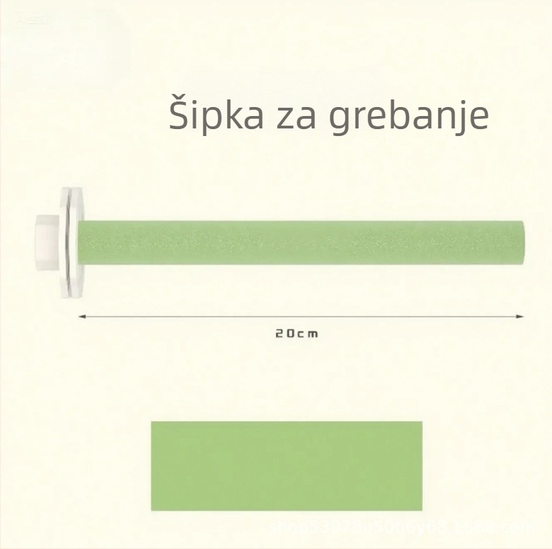Papagajski grebalni post s dopaminom bojom za branje kljuna i kandži, držač za ptice, mala igračka za kavez