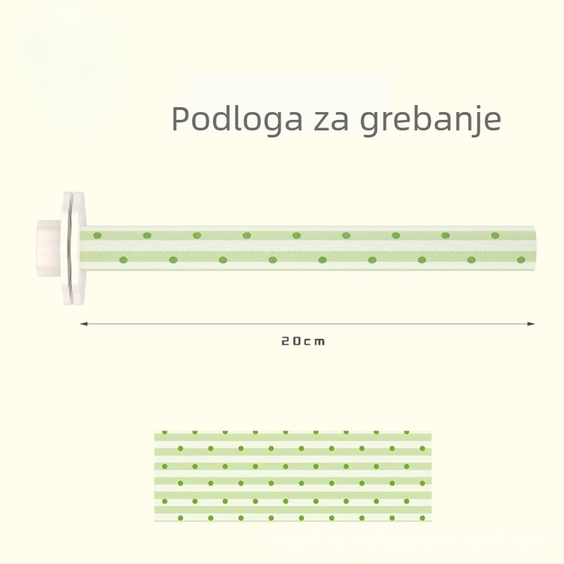 Papagajski grebalni post s dopaminom bojom za branje kljuna i kandži, držač za ptice, mala igračka za kavez