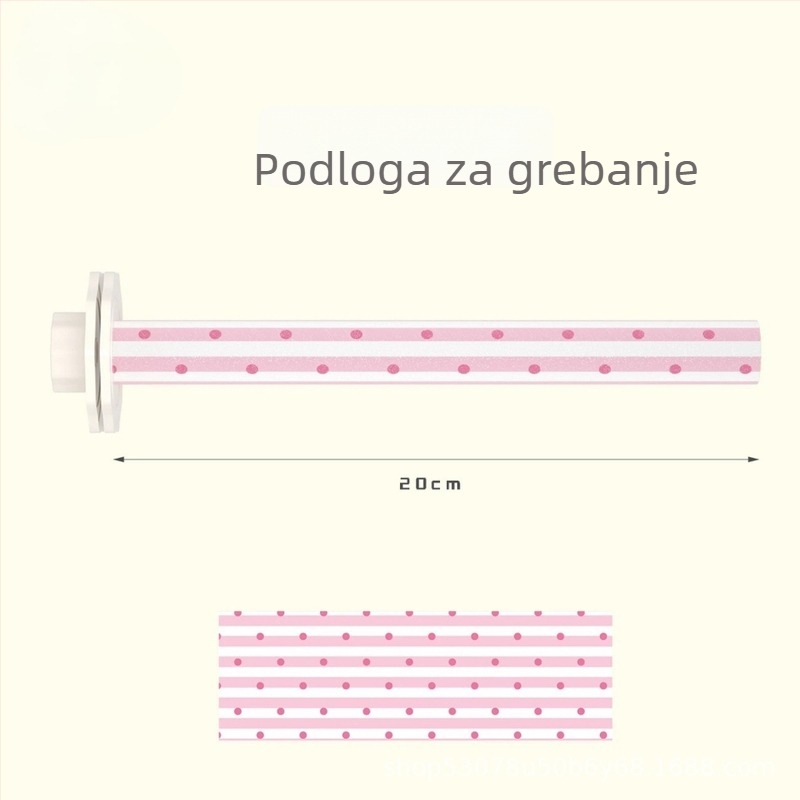 Papagajski grebalni post s dopaminom bojom za branje kljuna i kandži, držač za ptice, mala igračka za kavez