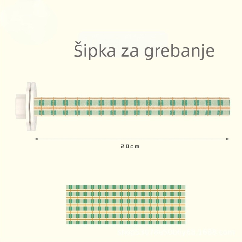 Papagajski grebalni post s dopaminom bojom za branje kljuna i kandži, držač za ptice, mala igračka za kavez