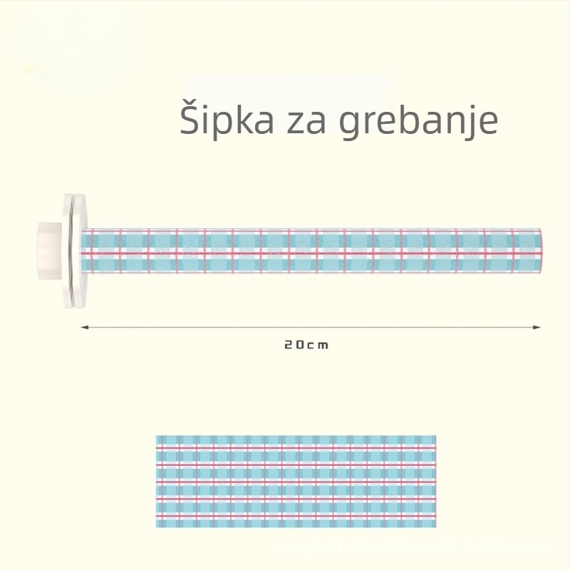 Papagajski grebalni post s dopaminom bojom za branje kljuna i kandži, držač za ptice, mala igračka za kavez