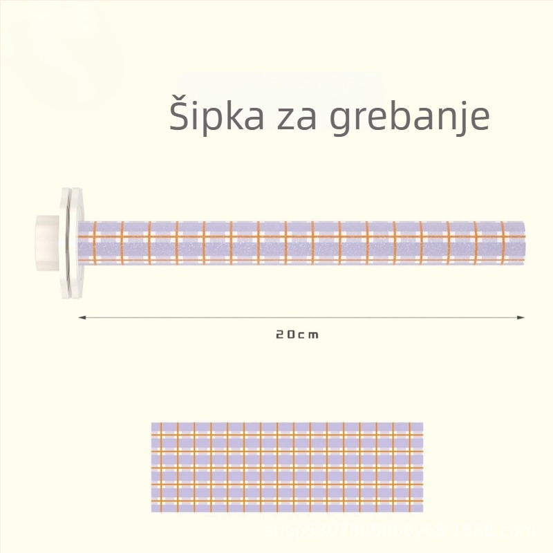 Papagajski grebalni post s dopaminom bojom za branje kljuna i kandži, držač za ptice, mala igračka za kavez