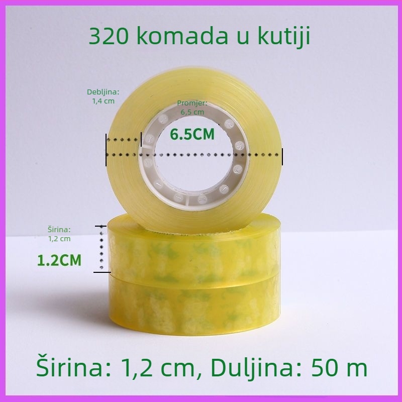 Prozirna uska traka za školu, uredske korekcije i pakiranje cvjetnih aranžmana
