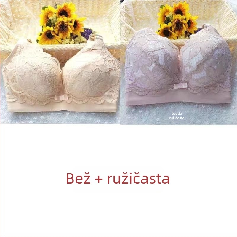 Zadebljani push-up grudnjak s 8 cm debelim jastučićem, puni košarica, bez žica, oblikovanje bočnog dijela dojki, ženski grudnjak