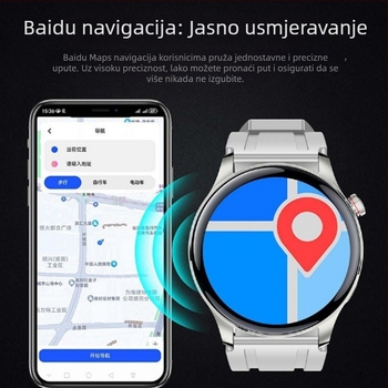 Pametni sat TK66 s glasovnim upravljanjem, IR daljinskim upravljanjem i plaćanjem; višenamjenski sat s NFC pristupom, Baidu Maps i AI glasom