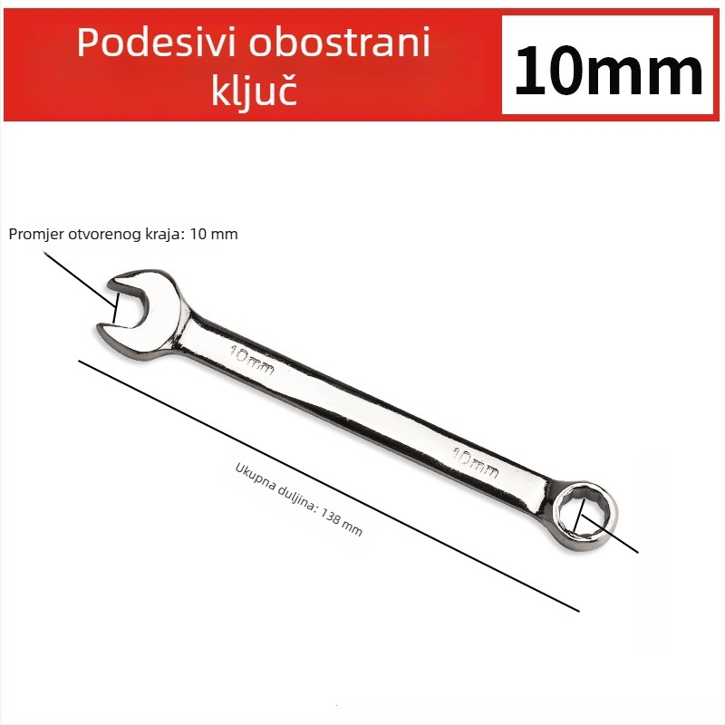 Dvostruki ključ s otvorenom glavom i Torx ručnim mehanizmom, univerzalni set alata za industriju i auto popravak