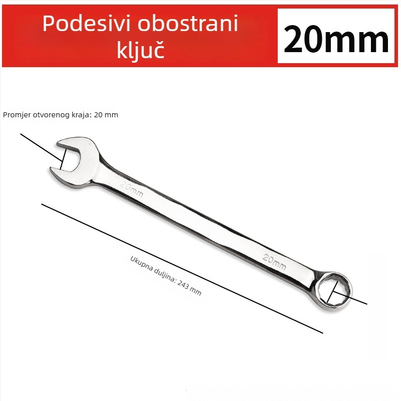 Dvostruki ključ s otvorenom glavom i Torx ručnim mehanizmom, univerzalni set alata za industriju i auto popravak