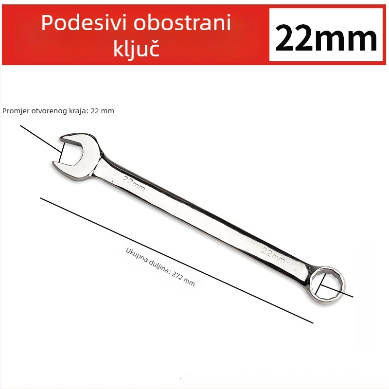 Dvostruki ključ s otvorenom glavom i Torx ručnim mehanizmom, univerzalni set alata za industriju i auto popravak