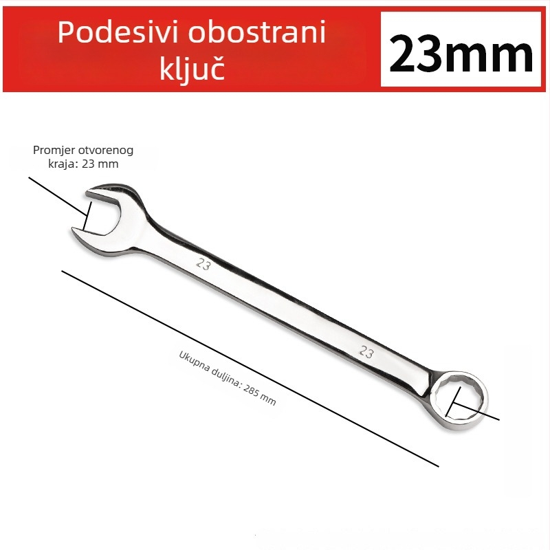 Dvostruki ključ s otvorenom glavom i Torx ručnim mehanizmom, univerzalni set alata za industriju i auto popravak