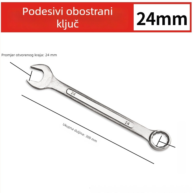 Dvostruki ključ s otvorenom glavom i Torx ručnim mehanizmom, univerzalni set alata za industriju i auto popravak