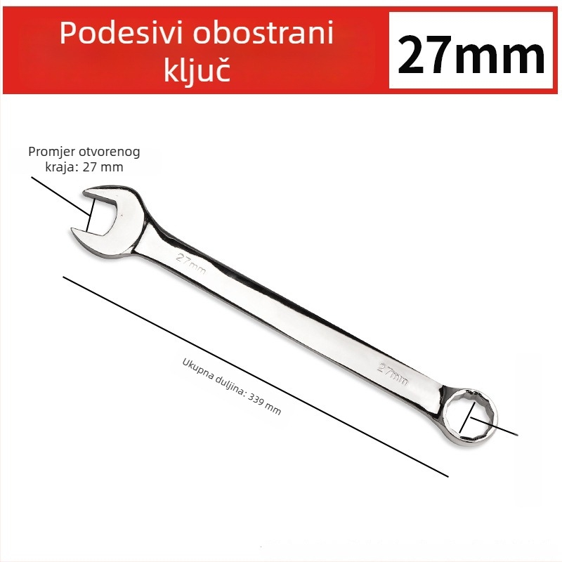 Dvostruki ključ s otvorenom glavom i Torx ručnim mehanizmom, univerzalni set alata za industriju i auto popravak