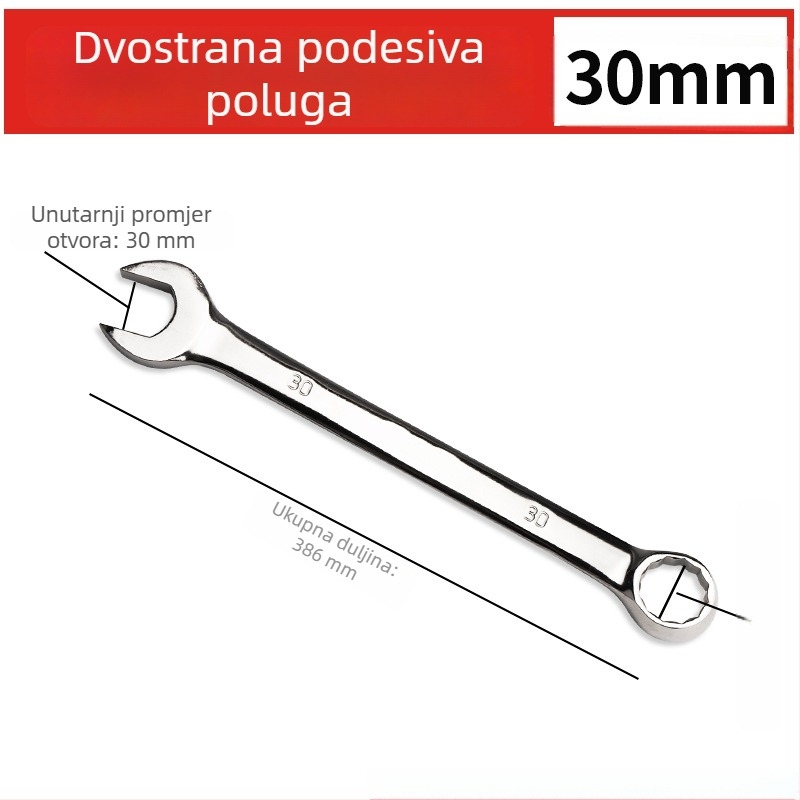 Dvostruki ključ s otvorenom glavom i Torx ručnim mehanizmom, univerzalni set alata za industriju i auto popravak