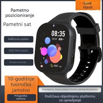 GPS pametni sat sa SIM kartom, zdravstveno praćenje, detekcija padova i poziva
