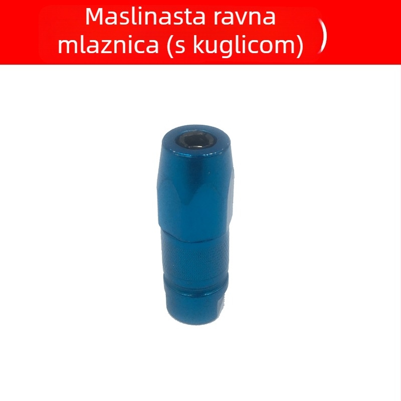 Set dodataka za pištolj za mazivo: ručni, električni i pneumatski, izdržljivi oštri i ravni nastavci, mlaznica za mazivo, visokotlačna crijevo, kožna posuda i čvrsta cijev