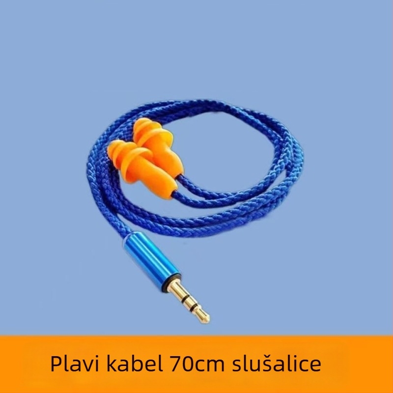 Žične in-ear slušalice s jakim basom, kamuflažni dizajn, za uredske potrebe, izolacija buke