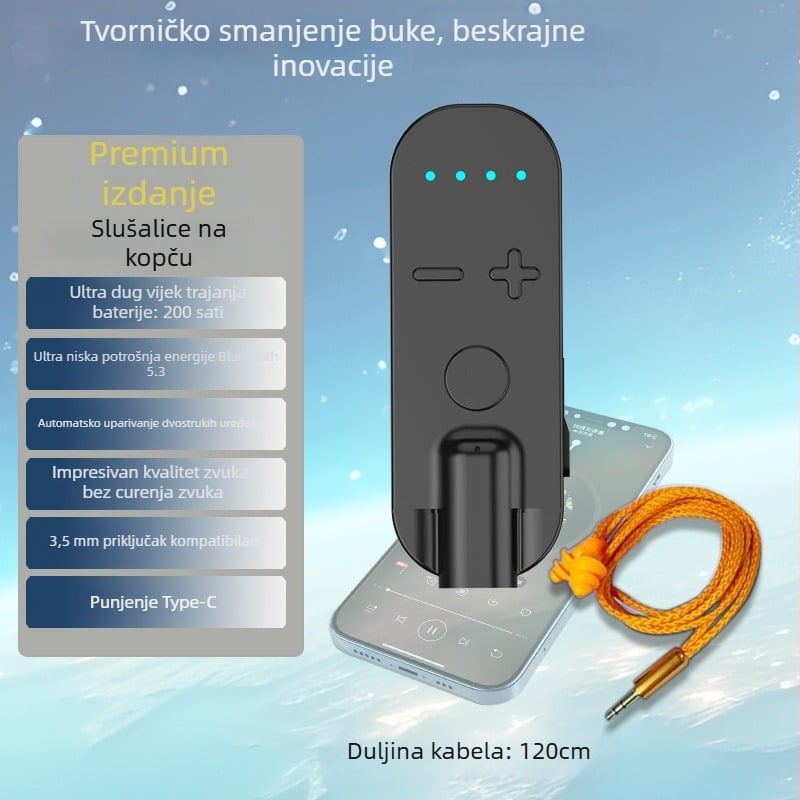 Žične in-ear slušalice s jakim basom, kamuflažni dizajn, za uredske potrebe, izolacija buke