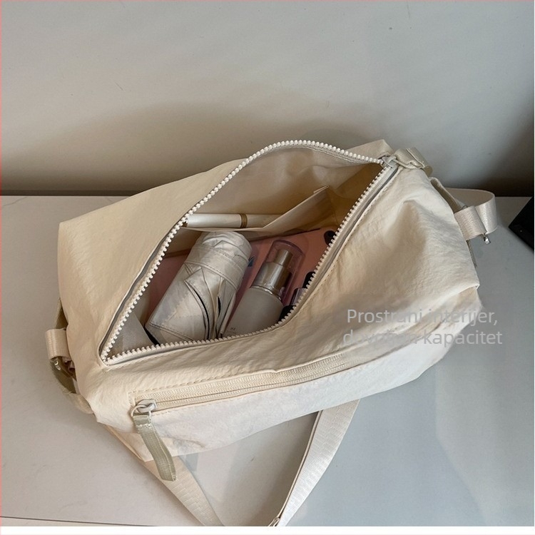 2025 lagana crossbody torba za žene, casual jednobojna torba preko ramena, multifunkcionalna modna torba