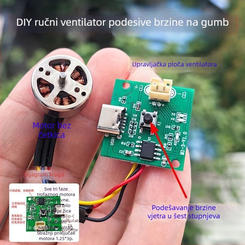 1503 Mikro bezčetkasti motor za dron – motor za model zrakoplova, DIY modifikacija