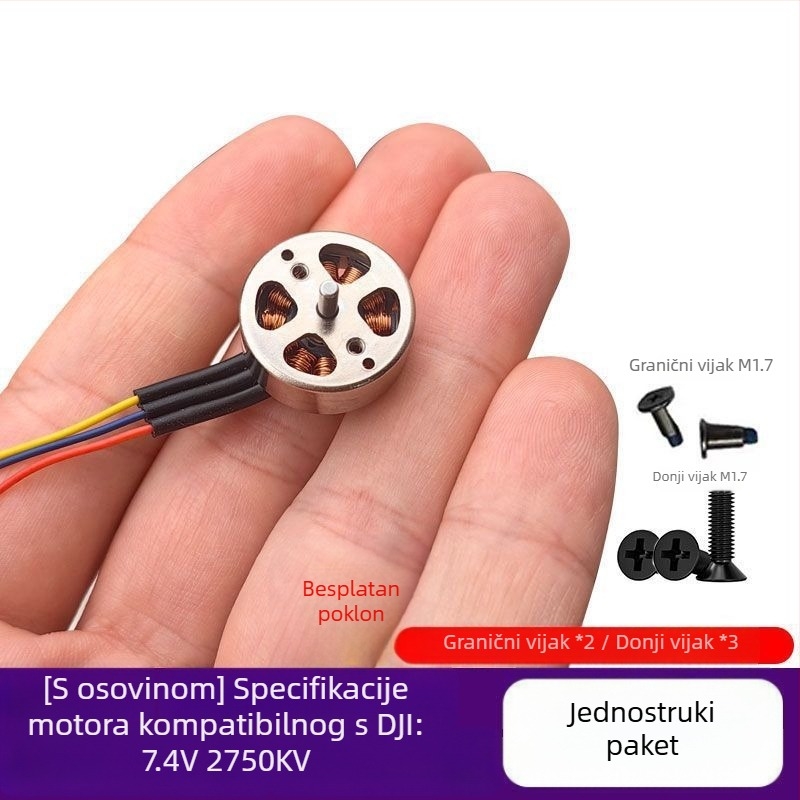 1503 Mikro bezčetkasti motor za dron – motor za model zrakoplova, DIY modifikacija