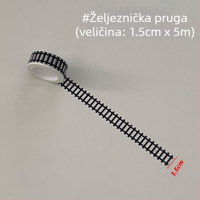 Dječji mini set cestovne prometne scene s parkiralištem i naljepnicama za označavanje parkirnih mjesta