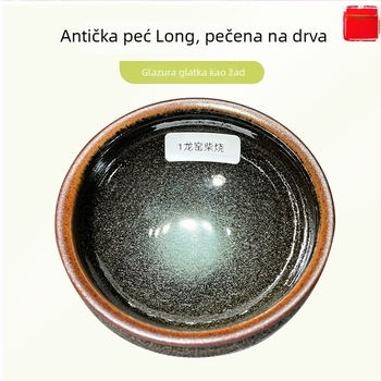 Ručno izrađena porculanska čajna šalica, peć na drva, visoka temperatura, pogodan dar za čaj