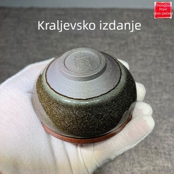 Ručno izrađena porculanska čajna šalica, peć na drva, visoka temperatura, pogodan dar za čaj