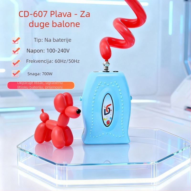 Električna pumpa za balone s zračnim cilindrom