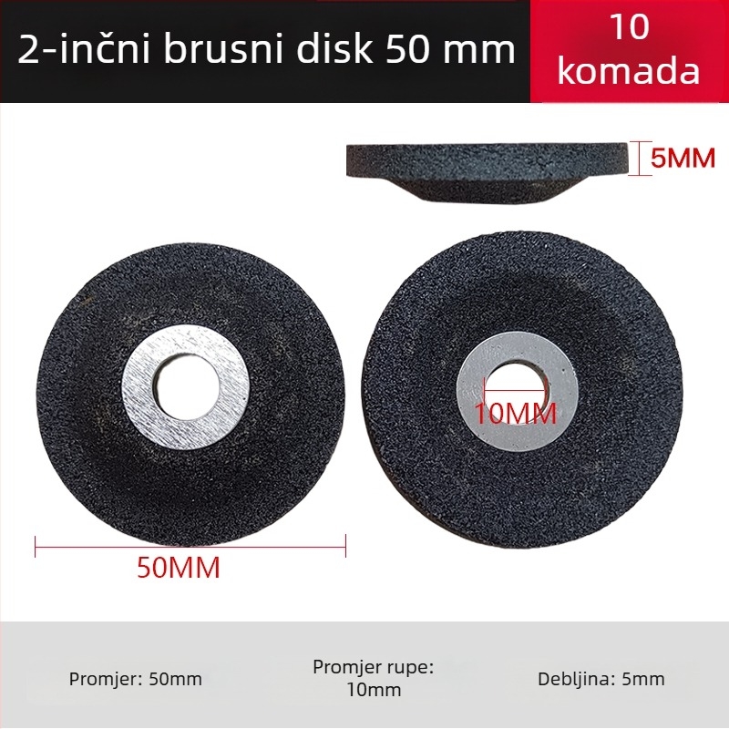 2 inčna pneumatska kutna brusna ploča – flap disk, polirajući disk, uklanjanje hrđe i burringa, promjer 50 mm