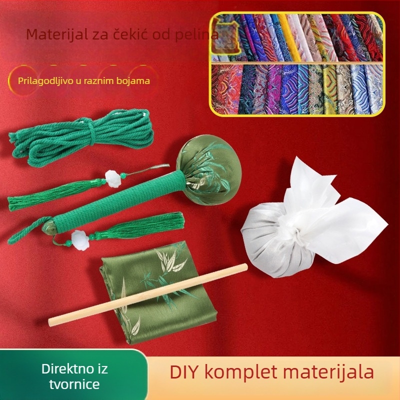 Prilagođeni DIY paket materijala Mugwort Hammer za njegu zdravlja, ručno tapsanje meridijana, moksibucija, wellness masaža, mogućnost boja