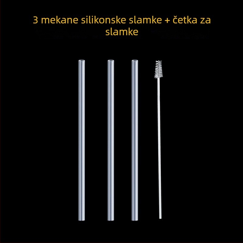 Univerzalni poklopac za termosicu sa silikonovim zatvaračem – dodatak za slamku