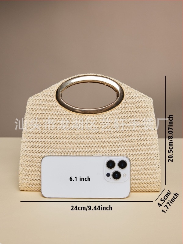 2025 večernja torbica od slame, romantična svadbena večernja torba, mala torba preko ramena i crossbody