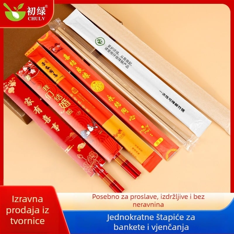 Premium jednokratne štapiće od bambusa za useljenje, vjenčanja i proslave