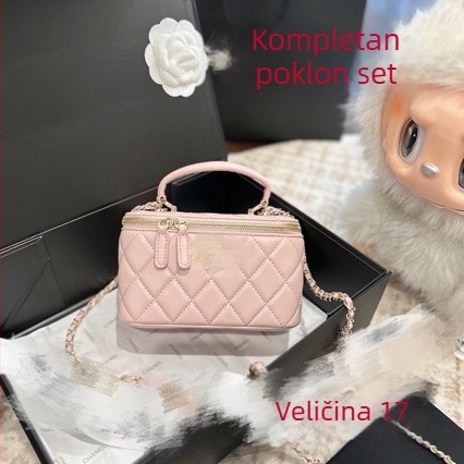 Klasična torbica od ovčje kože s dijamantnim uzorkom i zlatnom etiketom, kutijastog oblika torba, za rame ili crossbody, ženska torba, elegantan i zreo stil