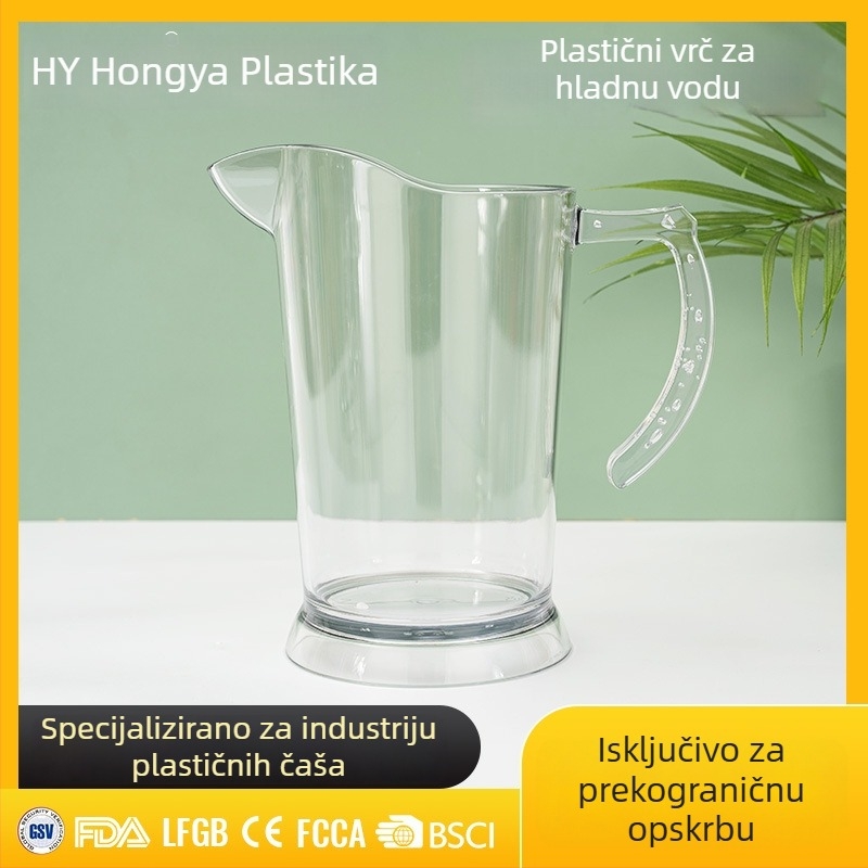Plastična posuda za hladnu vodu, prehrambene kvalitete, s logotipom; bar-dispenzer pića; posuda za sokove i napitke; pivska posuda