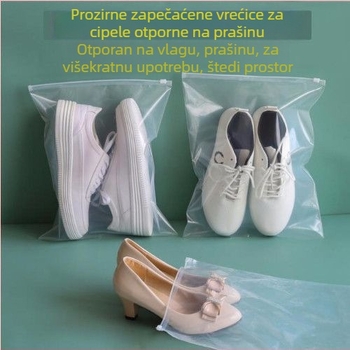 Prozirna torba za cipele, otporna na prašinu i vlagu, putna torba
